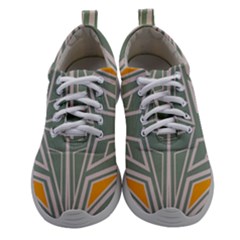 Abstract Pattern Geometric Backgrounds Athletic Shoes by Eskimos