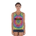 Rainbow Mushroom Mandala Sport Tank Top  View1