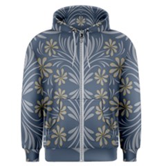 Folk Flowers Print Floral Pattern Ethnic Art Men s Zipper Hoodie by Eskimos