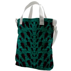 Leaves On Adorable Peaceful Captivating Shimmering Colors Canvas Messenger Bag by pepitasart