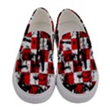 Emo Scene Graffiti Women s Canvas Slip Ons View1