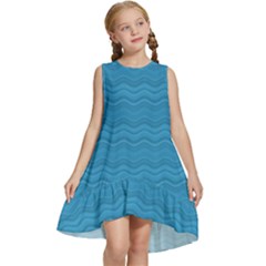 Sea Waves Kids  Frill Swing Dress by Sparkle