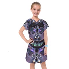 The High Priestess Card Kids  Drop Waist Dress by MRNStudios