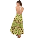 Abstract pattern geometric backgrounds  Backless Maxi Beach Dress View2