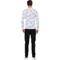 Cute Pattern With Easter Bunny Egg Men s Long Sleeve Rash Guard View2