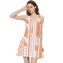 Tribal-pattern Inside Out Racerback Dress by Jancukart