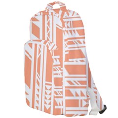 Tribal-pattern Double Compartment Backpack by Jancukart