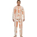 Tribal-pattern Men s Long Sleeve Velvet Pocket Pajamas Set View1