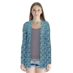 Bubble Wrap Drape Collar Cardigan by artworkshop