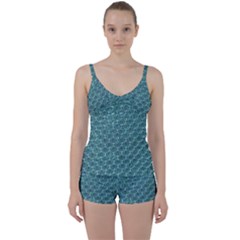 Bubble Wrap Tie Front Two Piece Tankini by artworkshop