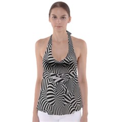 Pattern Babydoll Tankini Top by artworkshop