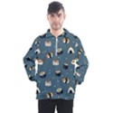 Sushi Pattern Men s Half Zip Pullover View1