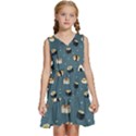 Sushi Pattern Kids  Sleeveless Tiered Mini Dress View1