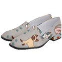 Cats Pattern Women s Classic Loafer Heels View2