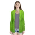 Banana Leaf Drape Collar Cardigan View1