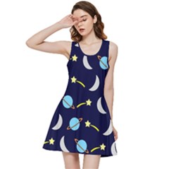 Space-pattern-colour Inside Out Racerback Dress by Jancukart