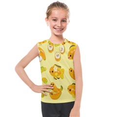 Banana Cichlid Kids  Mesh Tank Top by artworkshop