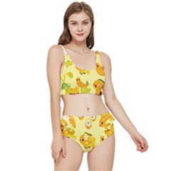 Banana Cichlid Frilly Bikini Set by artworkshop