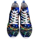 Peacock Feather Drop Men s Lightweight High Top Sneakers View1