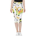 Seamless-pattern-vector-illustration-vehicles-cartoon Inside Out Lightweight Velour Capri Leggings  View1