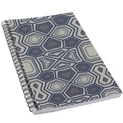 Abstract Pattern Geometric Backgrounds 5 5  X 8 5  Notebook by Eskimos