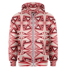 Abstract Pattern Geometric Backgrounds  Men s Zipper Hoodie by Eskimos