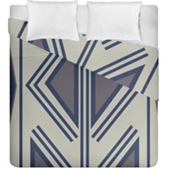 Abstract Pattern Geometric Backgrounds  Duvet Cover Double Side (king Size) by Eskimos