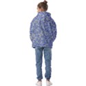 Uruguay Flag Motif Pattern Kids  Oversized Hoodie View2