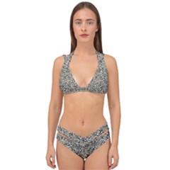 Intricate Ornate Pattern Double Strap Halter Bikini Set by dflcprintsclothing