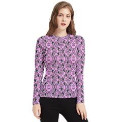 Pink Bat Women s Long Sleeve Rash Guard by NerdySparkleGoth