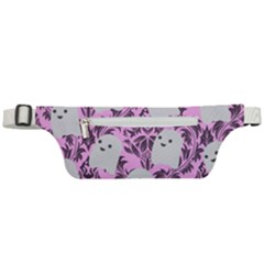 Pink Ghosts Active Waist Bag by NerdySparkleGoth