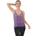 Purple Bats Chiffon Cami View1