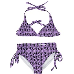 Purple Cat Kids  Classic Bikini Set by NerdySparkleGoth