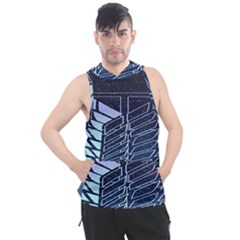 Attack On Titan Scouting Legion Men s Sleeveless Hoodie by artworkshop