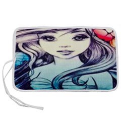 Beautifull Ariel Little Mermaid  Painting Pen Storage Case (m) by artworkshop