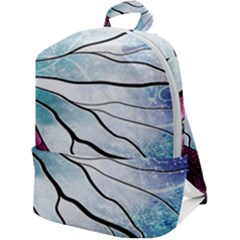 Anna Disney Frozen Stained Glass Zip Up Backpack by artworkshop