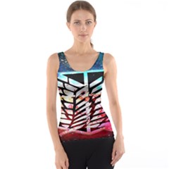 Attack On Titan Shingeki Galaxy Tank Top by artworkshop