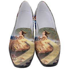 Beauty And The Beast Castle Women s Classic Loafer Heels by artworkshop