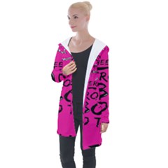 Bow To Toe Cheer Longline Hooded Cardigan by artworkshop