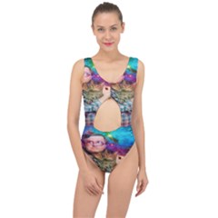 Bubbles Trailer Park Boys Center Cut Out Swimsuit by artworkshop