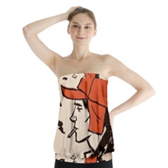 Catcher In The Rye Strapless Top by artworkshop