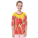 Watermelon Kids  Quarter Sleeve Raglan Tee View1