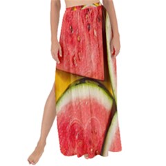 Watermelon Maxi Chiffon Tie-up Sarong by artworkshop