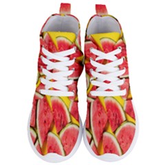 Watermelon Women s Lightweight High Top Sneakers by artworkshop