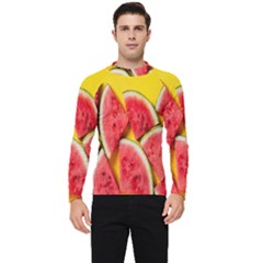 Watermelon Men s Long Sleeve Rash Guard by artworkshop