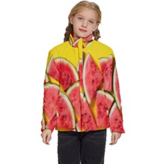 Watermelon Kids  Puffer Bubble Jacket Coat by artworkshop