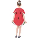 Watermelon Pillow Fluffy Kids  Smock Dress View2