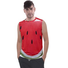 Watermelon Pillow Fluffy Men s Regular Tank Top by artworkshop