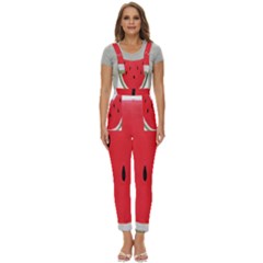 Watermelon Pillow Fluffy Women s Pinafore Overalls Jumpsuit by artworkshop