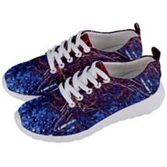 Autumn Fractal Forest Background Men s Lightweight Sports Shoes by Amaryn4rt